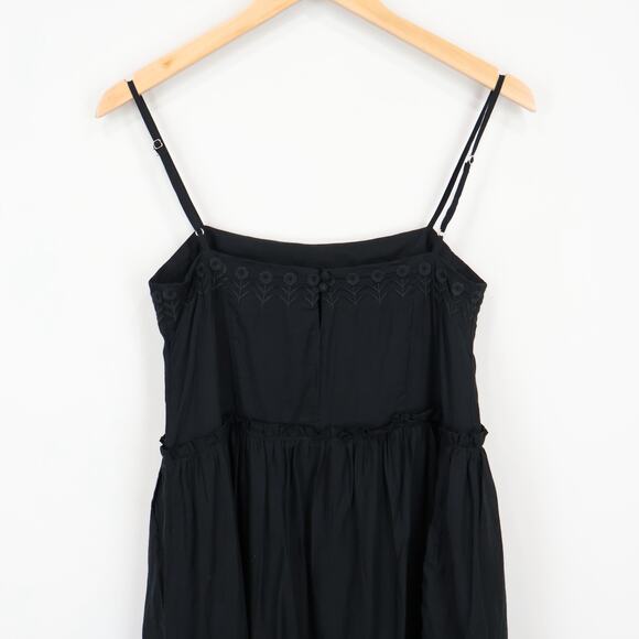 J.Crew Sorrento Dress Cotton Voile Black Size XS Petite NWT - Picture 7 of 9